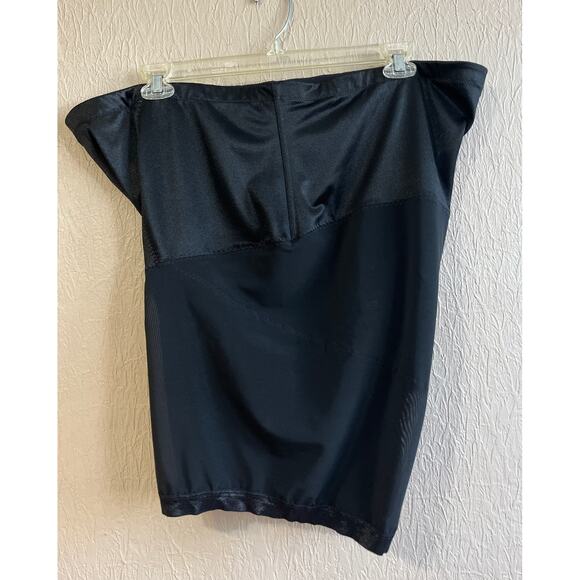 Secret Solutions Shapewear 4X / 34-36 Black Women's Control Long Leg Shaper - Picture 3 of 10